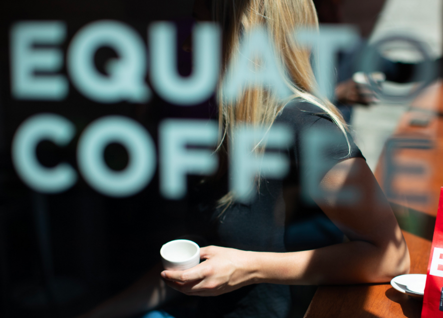 Equato coffee sign